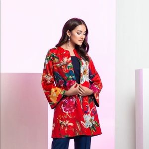 Lulusar Pakistani Designer Kimono Medium Jacket